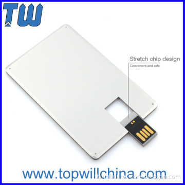 Swivel Metal Card Design 8GB Flash Drive